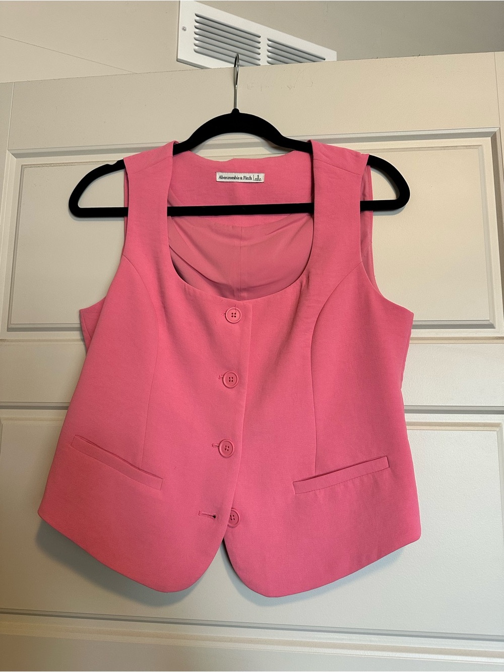 Abercrombie Women’s Pink Suit Vest